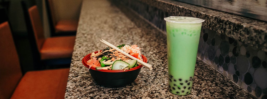 Image d'ambiance Sushi, Poke Bowl et Bubble tea
